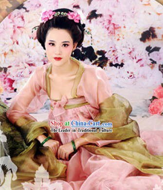 Shang Guan Wan Er Tang Dynasty Imperial Palace Female Official Costumes Complete Set