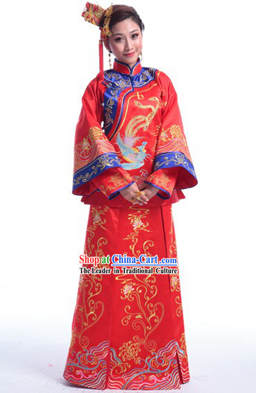 Chinese Traditional Wedding Attire for Brides