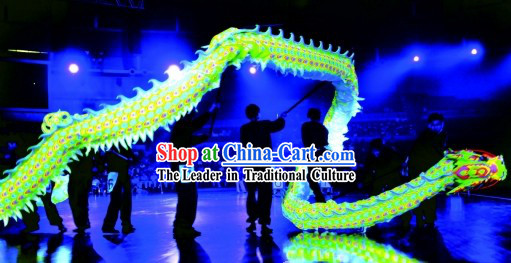 Competition Celebration and Parade Glow in Dark Dragon Dance Costumes Complete Set