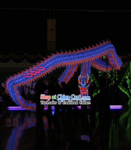 Competition Celebration and Parade Glow in Dark Dragon Dance Costumes Complete Set