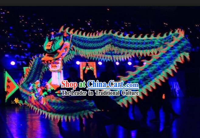 Supreme Happy Festival Celebration Fluorescent Dragon Dance Outfit Complete Set