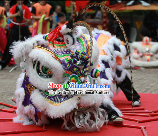 Ancient Chinese Style Southern Futsan Lion Dance Costume for Rental for Sale