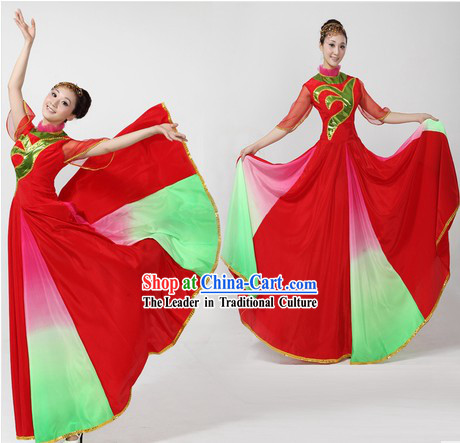 Accompany Dancer and Chorus Costume and Headpiece for Women