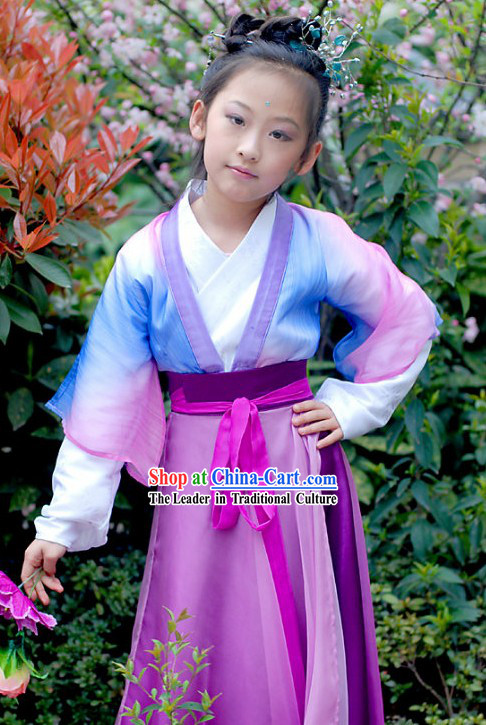 Ancient Chinese Tang Dynasty Clothing for Kids