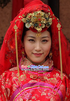 Traditional Chinese Bridal Wedding Headpieces