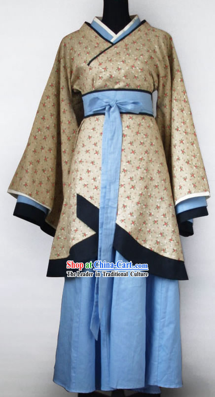 Ancient Chinese Han Fu Clothing Complete Set for Women