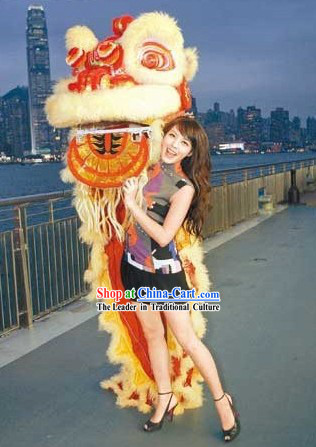 Classic HOK SAN Chinese Lion Dancing Costume Complete Set