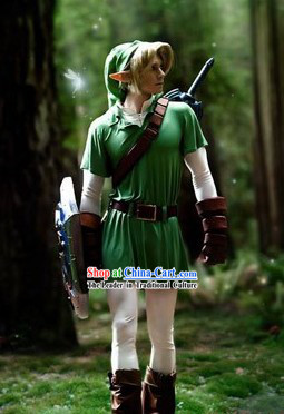 Legend Of Zelda Link Cosplay Costumes Complete Set