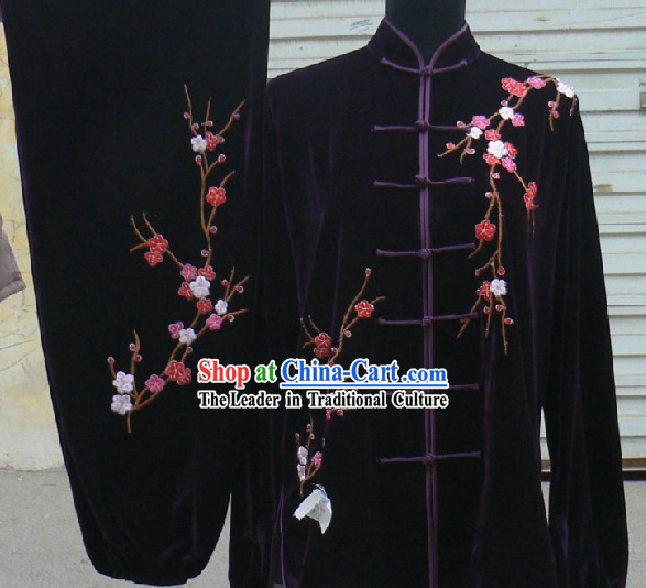 Black Silk Yong Wing Chun Clothes Unisex