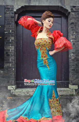 2013 New Design Shinning Lace Evening Dress