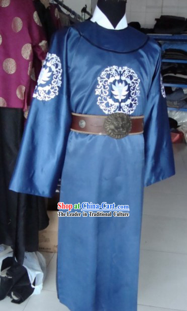 Ancient Chinese Di Ren Jie Detective Costumes and and Hat for Men