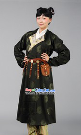 Ancient Traditional Chinese Tang Dynasty Outfit for Girls