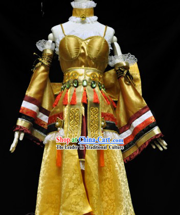 Traditional Ancient Chinese Lu Ding Ji Electronic Games Princess Costumes Complete Set