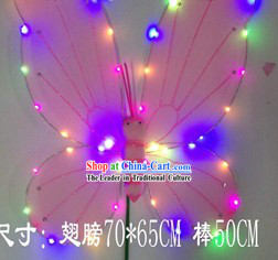 LED Lights Stage Performance Adult Size Butterfly Dance Wings