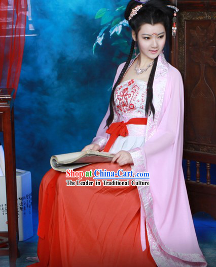 Traditional Chinese Tea Art Master Costume for Women