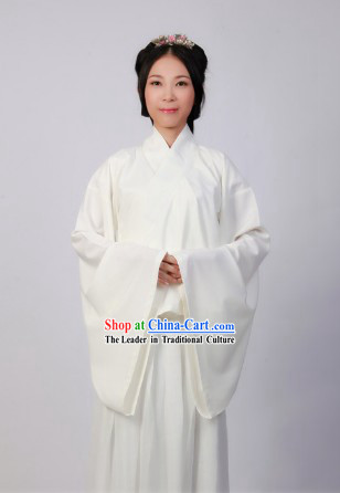 Traditional Ancient White Chinese Clothing for Women