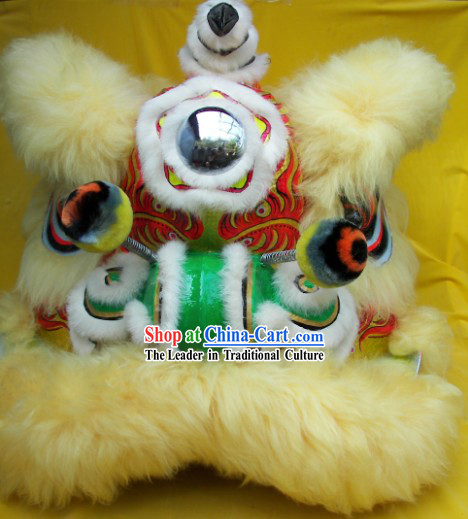 Top Children Size Competition and Parade Lion Dance Costumes Complete Set