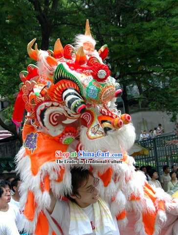 Traditional Chinese Kylin Dance Costume for Hanging or Display