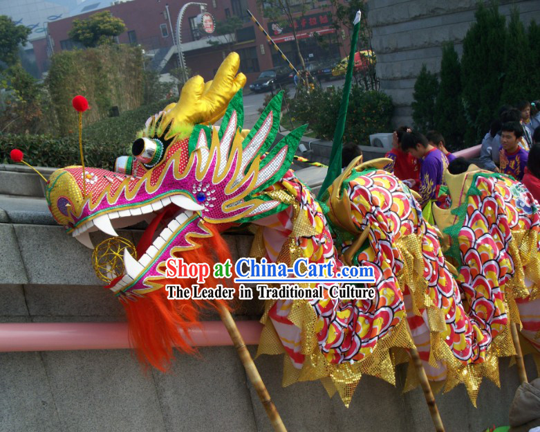 Auspicious Cloud Dragon Dance Costumes Complete Set