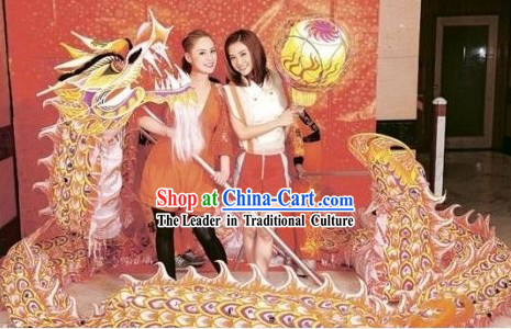 Chinese New Year Supreme Luminous Supreme Dragon Dance Equipment Complete Set