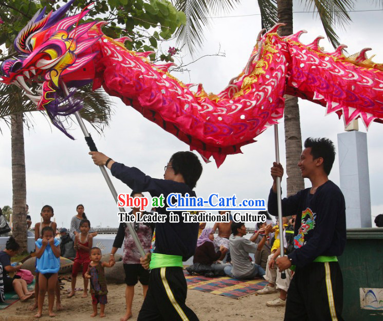 Competition and Parade Chinese Lunar New Year Events Luminated Dragon Dancing Costumes Complete Set