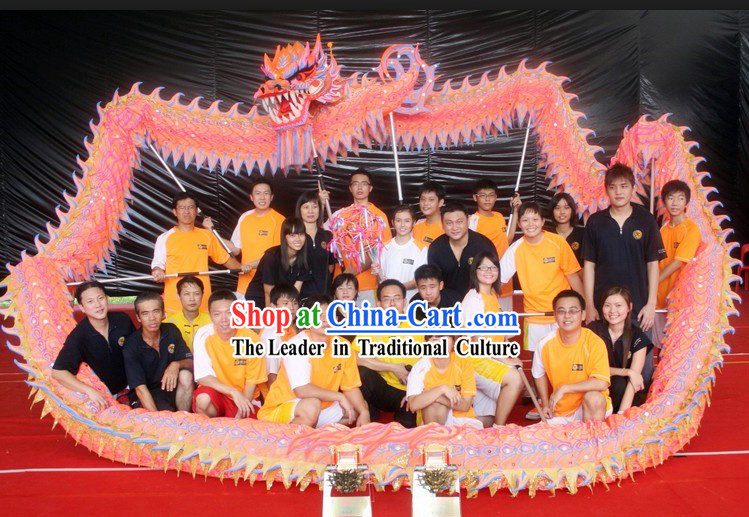 Professional Competition and Performance Ultraviolet University Dragon Dance Costumes Complete Set