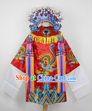 Ancient Chinese Beijing Opera Phoenix Costumes for Kids