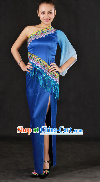 Traditional Chinese Stage Performance Cheongsam