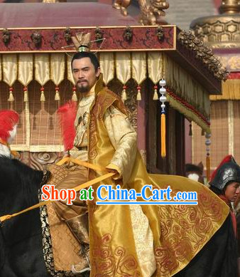 Tang Ming Huang Tang Emperor Costumes and Crown Complete Set