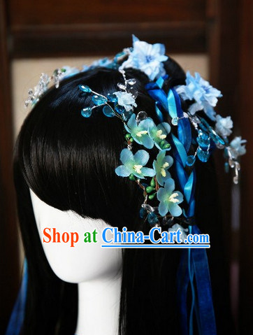 Black Cosplay Fairy Wig and Hair Accessories for Girls