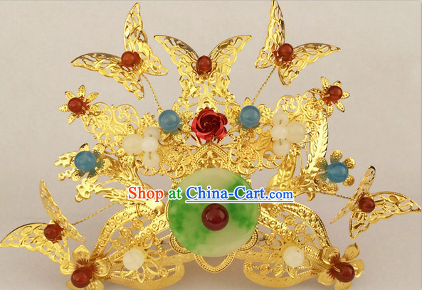 Handmade Imperial Empress Butterfly Coronet