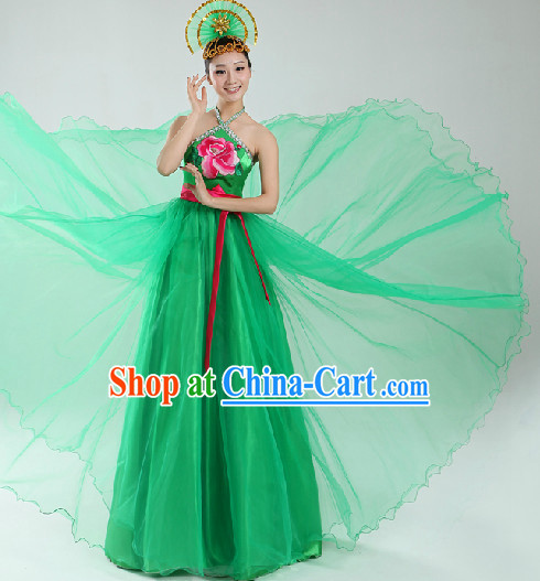 Enchanting Effect Classical Costumes and Headwear Complete Set for Women