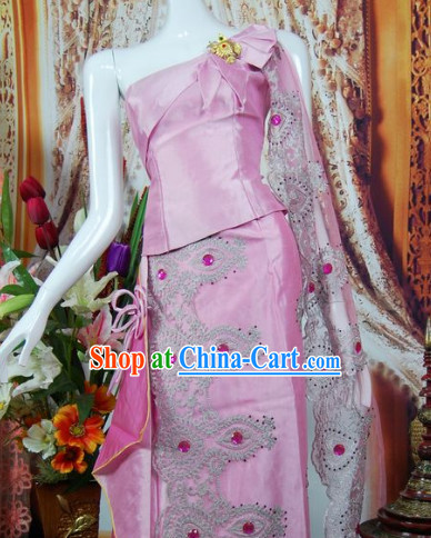 Southeast Asia Traditional Evening Dress for Women