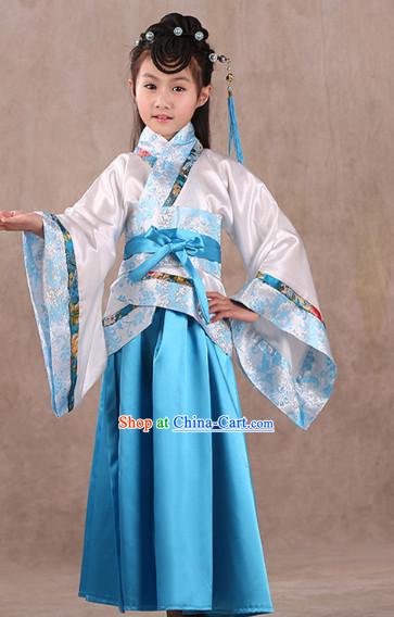 Classical Premium Performance Wear Hanfu Dresses for Kids