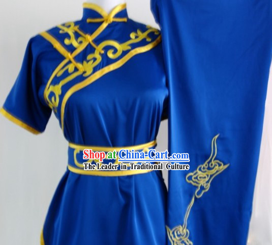 Professional Kung Fu Silk Uniform Complete Set