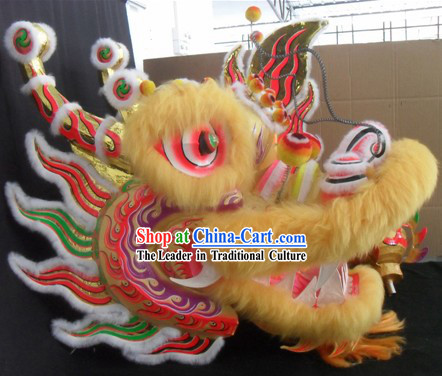 Best Handmade Long Wool Dragon Dance Costumes Complete Set