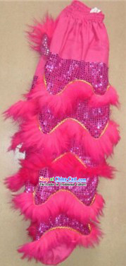 Traditional Chinese Long Wool Lion Dance Pants