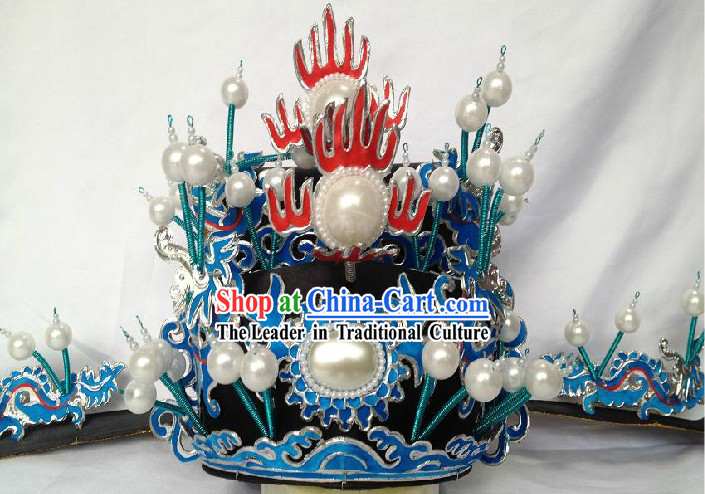 Professional Chinese Opera Helmet Hat