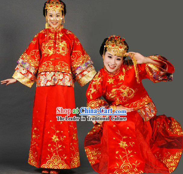 Traditional Chinese Wedding Dress for Women