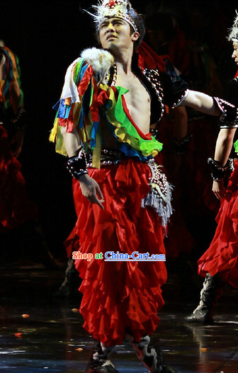 Beijing Dance Academy Red Hero Dance Costumes