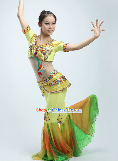 Feitian Flying Apsaras Dance Costumes Complete Set for Women