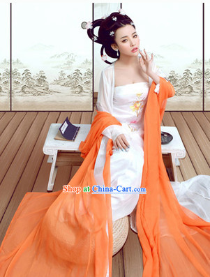 Tang Dynasty Imperial Lady Classical Dancing Costumes Complete Set