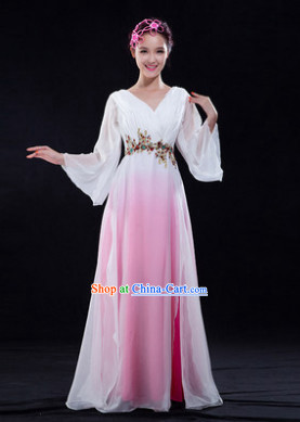 Chinese Traditional Long Chorus Singer Uniform