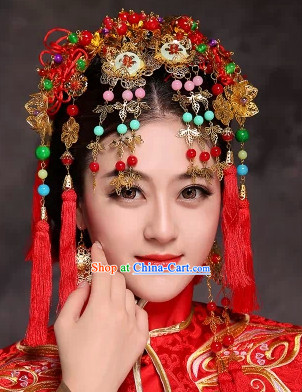 Chinese Wedding Arts Phoenix Hat