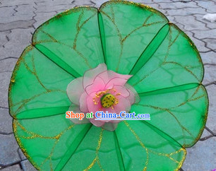 Handmade Lotus Leaf and Flower Dance Props