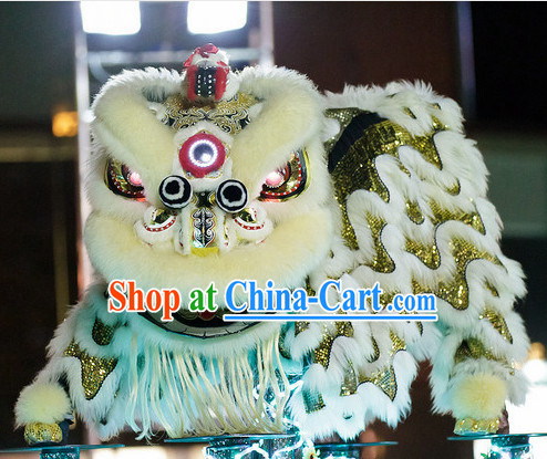 LED Eyes Top Chinese Lion Dance Equipments Complete Set Set for Spring Festival