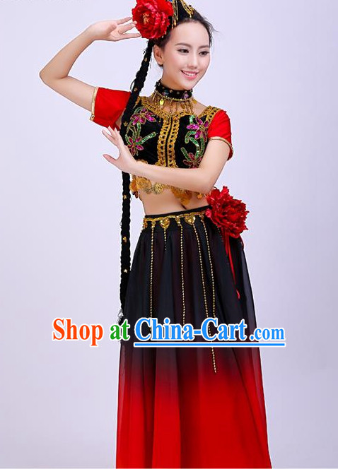 Chinese Folk Dancing Costume for Women