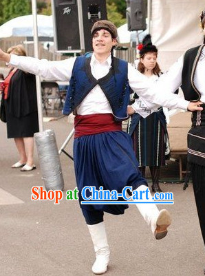 Traditonal Greek Dress Complete Set for Boys