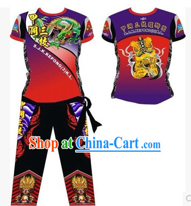 Chinese Dragon and Lion Dancers Suits