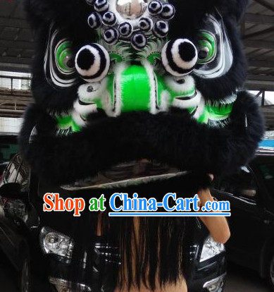 Zhang Fei Style Lion Dance Head for Sale Complete Set